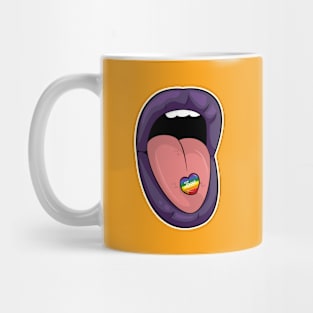 Pride Lipstick Love Pill Mug